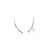 Brinco de Prata Earcuff Torcido Zircônia Colorida
