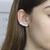 Brinco de Prata Earcuff Cravejado Gotas Zircônia - comprar online