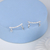 Brinco de Prata Earcuff Cravejado Zircônia Gota