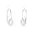 Brinco de Prata Gancho Gota Zircônia - comprar online