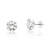 Brinco de Prata Masculino Zircônia 12MM
