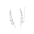 Brinco de Prata Ramo Earcuff