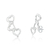 Brinco Earcuff Corações I