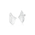 Brinco Earcuff de Oito Pontos de Luz e Correntes