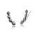 Brinco de Prata Earcuff Envelhecida Conchas