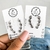 Brinco de Prata Earcuff Envelhecida Conchas