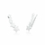 Brinco Earcuff Estrelas de Prata