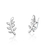 Brincos de Prata Earcuff Folhas - Coleção Florescer