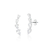 Brincos de Prata Earcuff Gotas Crescentes