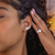 Brinco de Prata Earcuff Pena 28 MM