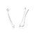 Brinco de Prata Earcuff Seta Fina