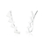 Brinco de Prata Earcuff Zig Zag