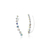 Brinco de Prata Earcuff Zircônia