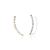 Brinco de Prata Earcuff Zircônia Furta-Cor II