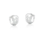 Brinco de Prata Masculino Argola Cruz 1cm - For Men