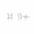 Brinco Masculino de Prata Carre 8 MM - For Men