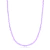 Choker de Cristais Lilás 36cm