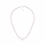 Choker de Prata Cristais com Bolinha Lisa 40cm - comprar online