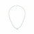 Choker de Prata Cristais com Bolinha Lisa 40cm - comprar online