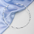 Choker de Prata Rígida Ondulada 40cm