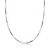 Choker de Prata Riviera Colorido 45cm