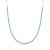Colar de Prata Riviera Zircônias Azul 39cm