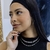 Choker de Prata Zircônias Brancas 45cm - Nicole Prazeres