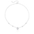 Colar de Prata Gota Zircônias 40cm