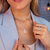 Choker de Prata Elo Português Sete Cruzes 35cm