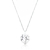 Colar de Prata Coração 10mm Zircônia 45cm + Caixinha - comprar online