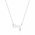 Colar de Prata Escrito Amor c/ Ponto de Luz 45cm: Adicione Brilho e Amor a Seu Look Diário