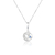 [CAIXINHA] Colar de Prata Feminino Lua e Estrelas 40cm