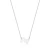 Colar de Prata Feminino Paz 45cm: Leve Tranquilidade com Você
