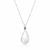 Colar de Prata Gota Lisa 45cm