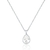 [VERIF. KIT] [CAIXINHA] Colar de Prata Gota Zircônia 45cm