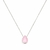 Colar de Prata Gota Zircônia 45cm