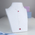 Colar de Prata Grava Dois Corações Vermelho 65cm