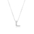 Colar de Prata Letra Inicial Cravejadas com Zircônias 45cm