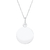 Colar de Prata Masculina c/ Medalha Lisa 60cm - For Men