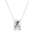Colar de Prata Masculina Zircônia São Jorge 60cm - For Men