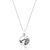 Colar de Prata Masculina Medalha Lobo 50cm