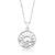 Colar de Prata Medalha Sol e Nuvens 60cm
