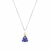 Colar de Prata Nossa Senhora Aparecida Esmaltada 45cm