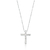 Conjunto de Prata 925 Cruz Cravejada Brilhante