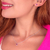 [VERIF. KIT] Conjunto de Prata Coração Rosa 6 MM