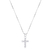 Conjunto de Prata Cruz Cravejada