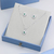 Conjunto de Prata Flor Verde Cravejada - Jeru Tuzaki