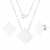Conjunto de Prata Losango: Detalhe Charmoso e Atual