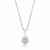 Conjunto de Prata Redondo Cravejado 7mm