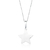 Conjunto de Prata Estrela Lisas